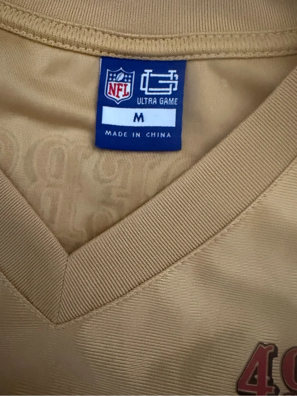 San Francisco 49ers Juniors Crop Jersey